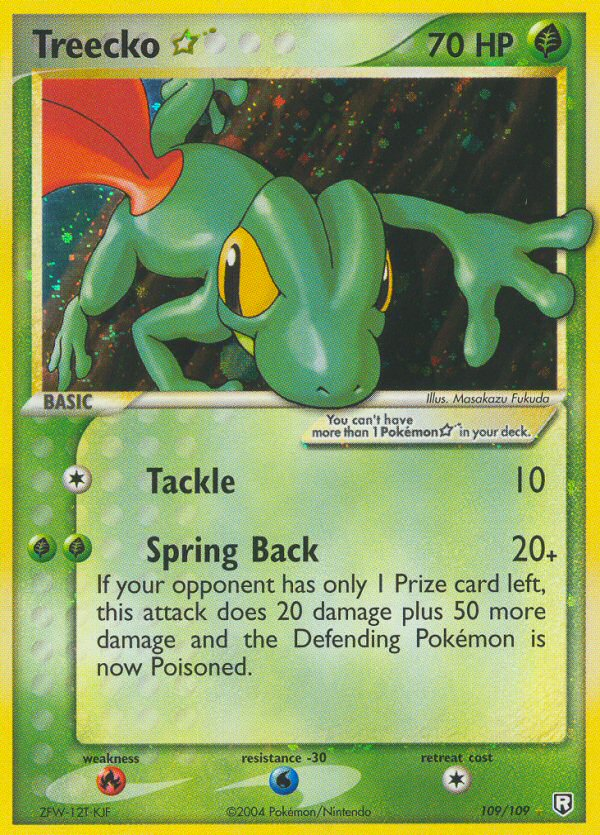 Treecko Star (109/109) [EX: Team Rocket Returns] - Comfy Hobbies