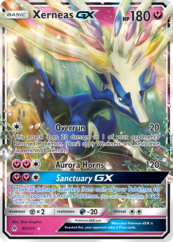 Xerneas GX (90/131) [Sun & Moon: Forbidden Light] - Comfy Hobbies