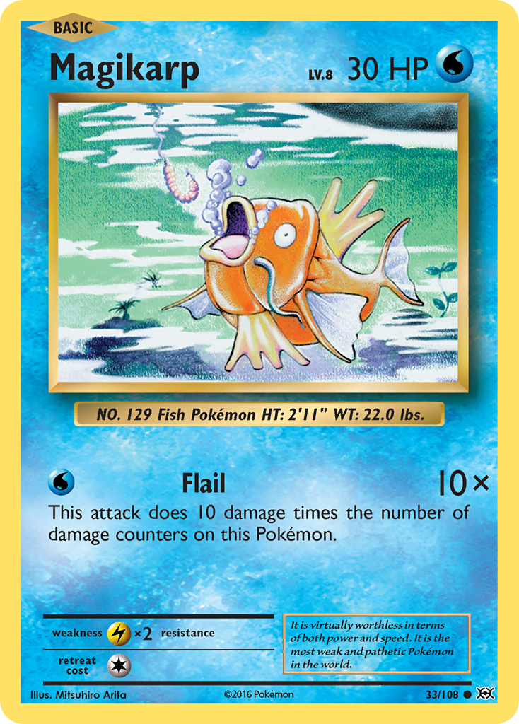 Magikarp (33/108) [XY: Evolutions] - Comfy Hobbies