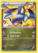 Garchomp (91/124) (Cracked Ice Holo) (Theme Deck Exclusive) [Black & White: Dragons Exalted] - Comfy Hobbies
