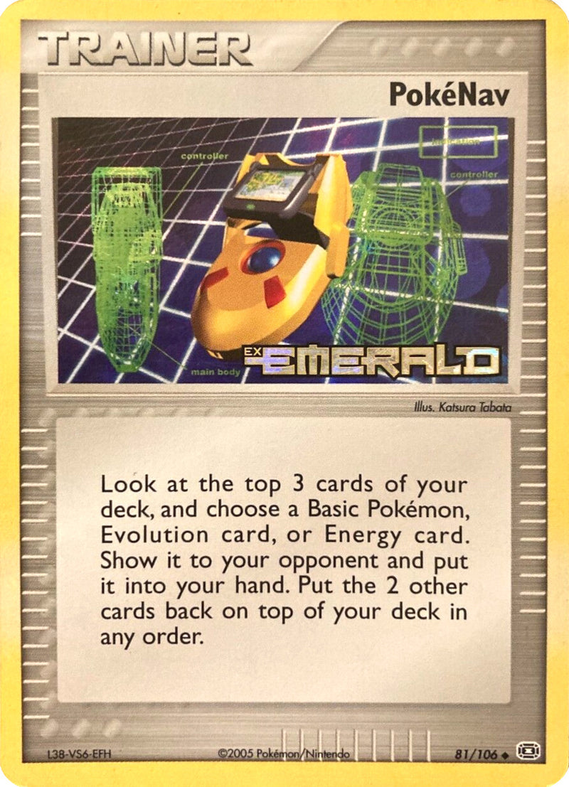 PokeNav (81/106) (Stamped) [EX: Emerald] - Comfy Hobbies