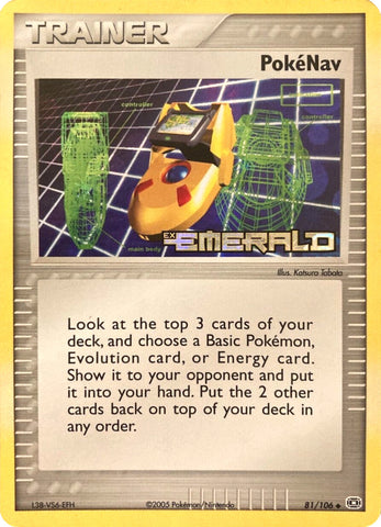 PokeNav (81/106) (Stamped) [EX: Emerald] - Comfy Hobbies