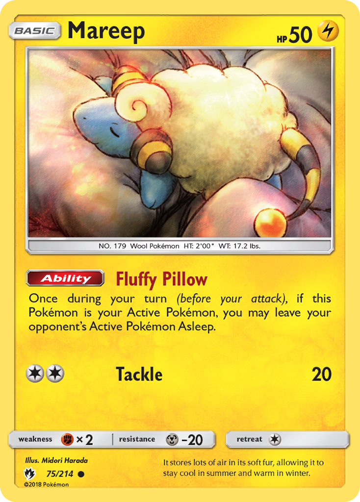 Mareep (75/214) [Sun & Moon: Lost Thunder] - Comfy Hobbies
