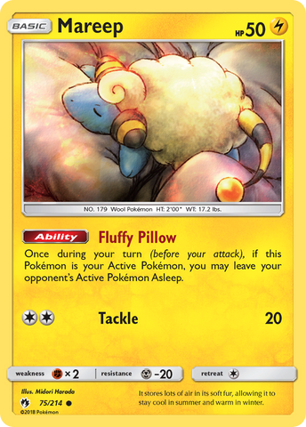 Mareep (75/214) [Sun & Moon: Lost Thunder] - Comfy Hobbies