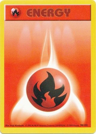 Fire Energy (98/102) [Base Set Shadowless Unlimited] - Comfy Hobbies