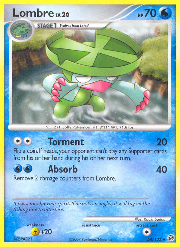 Lombre (54/132) [Diamond & Pearl: Secret Wonders] - Comfy Hobbies