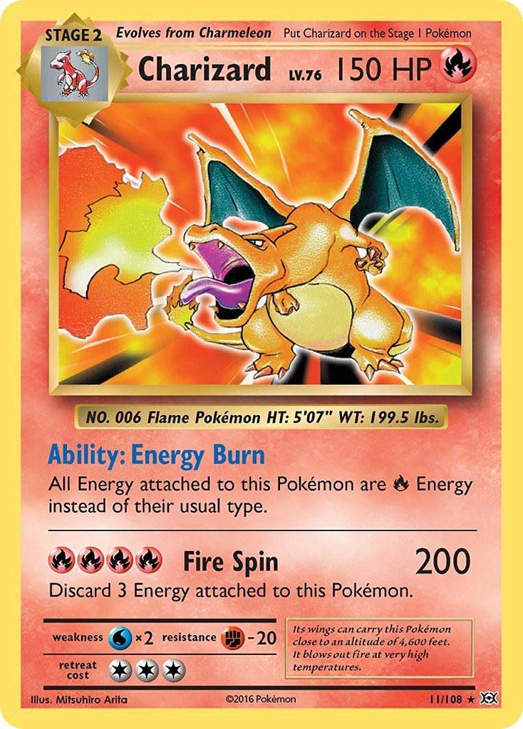 Charizard (11/108) [XY: Evolutions] - Comfy Hobbies