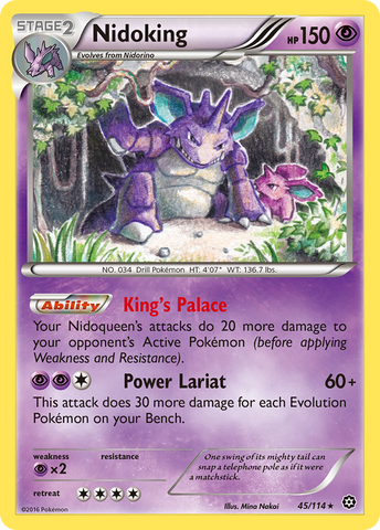 Nidoking (45/114) [XY: Steam Siege] - Comfy Hobbies