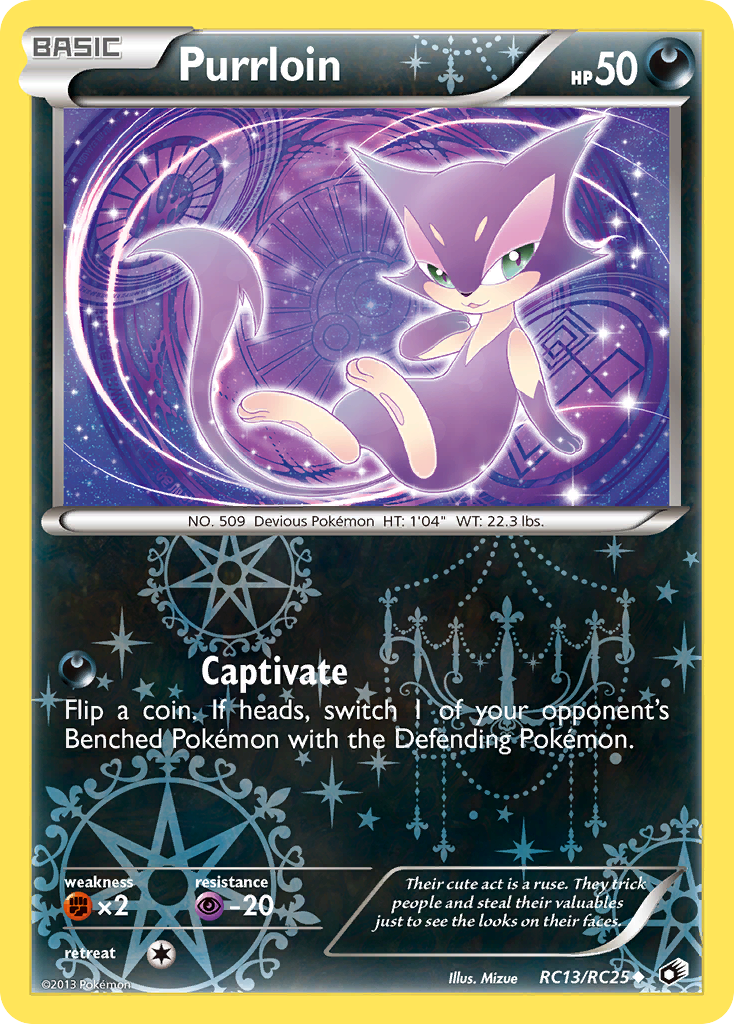 Purrloin (RC13/RC25) [Black & White: Legendary Treasures] - Comfy Hobbies