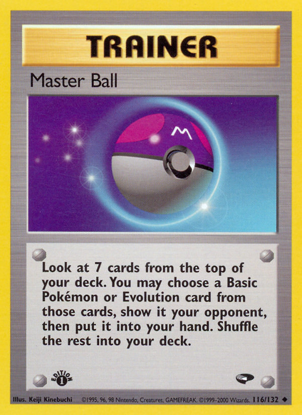 Master Ball (116/132) [Gym Challenge 1st Edition] - Comfy Hobbies