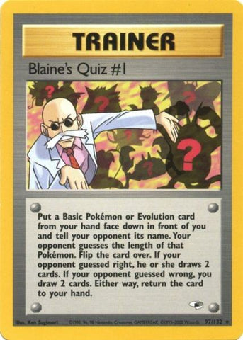 Blaine's Quiz #1 (97/132) [Gym Heroes Unlimited] - Comfy Hobbies
