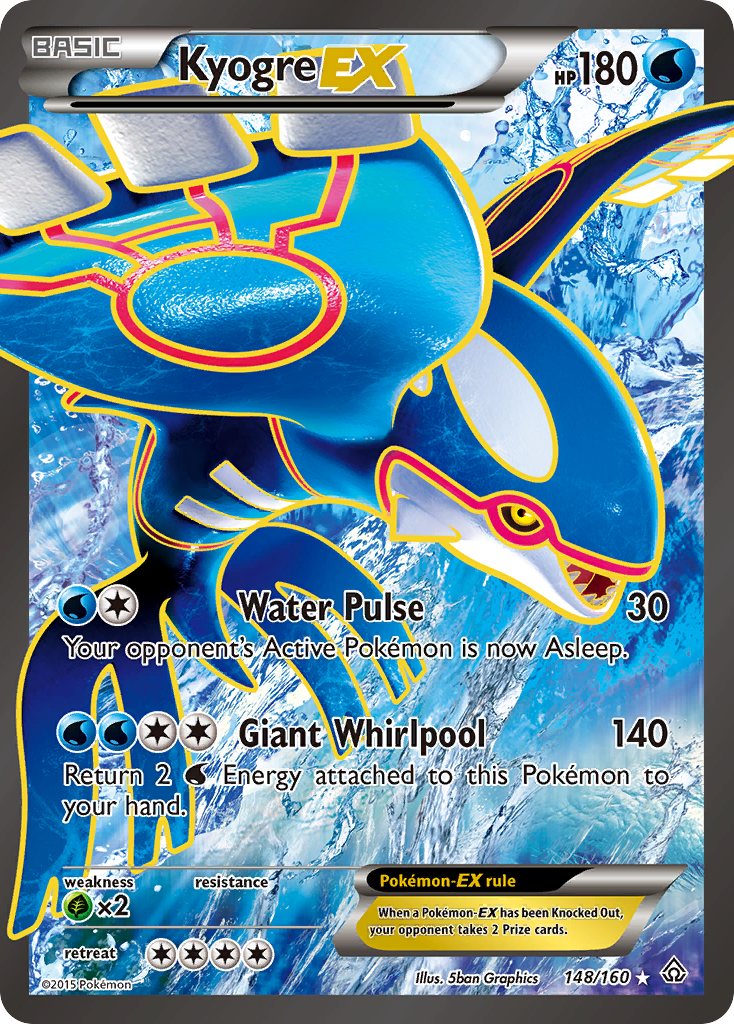 Kyogre EX (148/160) [XY: Primal Clash] - Comfy Hobbies