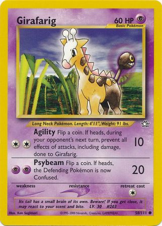 Girafarig (58/111) [Neo Genesis Unlimited] - Comfy Hobbies