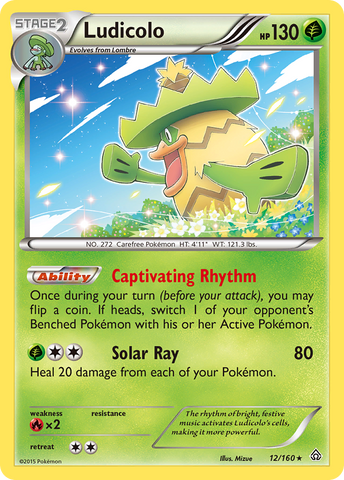 Ludicolo (12/160) [XY: Primal Clash] - Comfy Hobbies