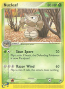 Nuzleaf (49/100) [EX: Sandstorm] - Comfy Hobbies