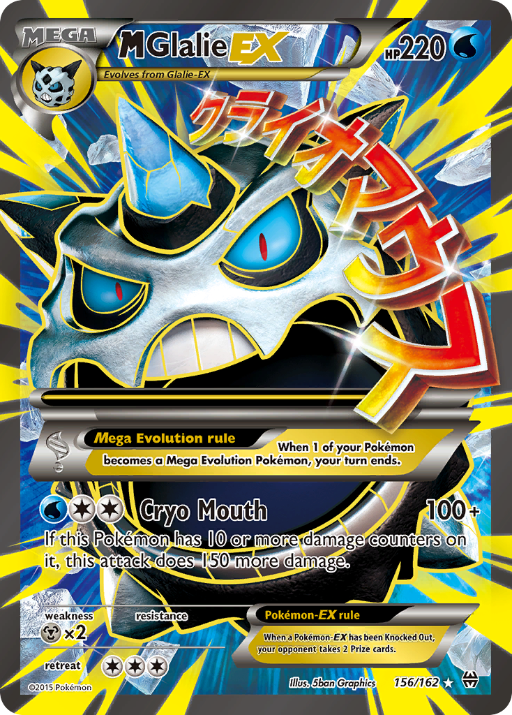 M Glalie EX (156/162) [XY: BREAKthrough] - Comfy Hobbies