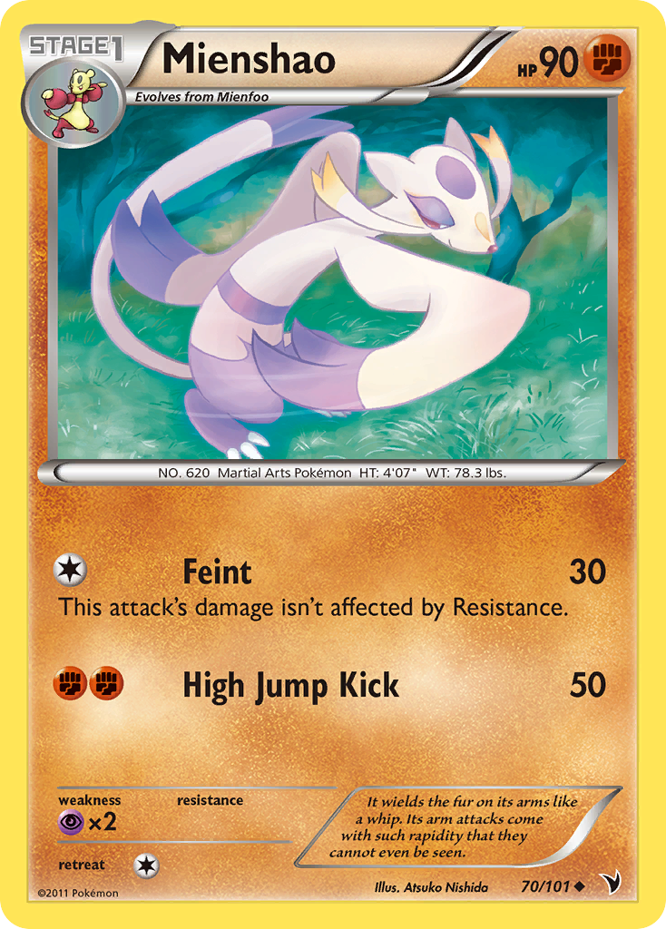 Mienshao (70/101) [Black & White: Noble Victories] - Comfy Hobbies