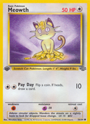Meowth (56/64) [Jungle 1st Edition] - Comfy Hobbies