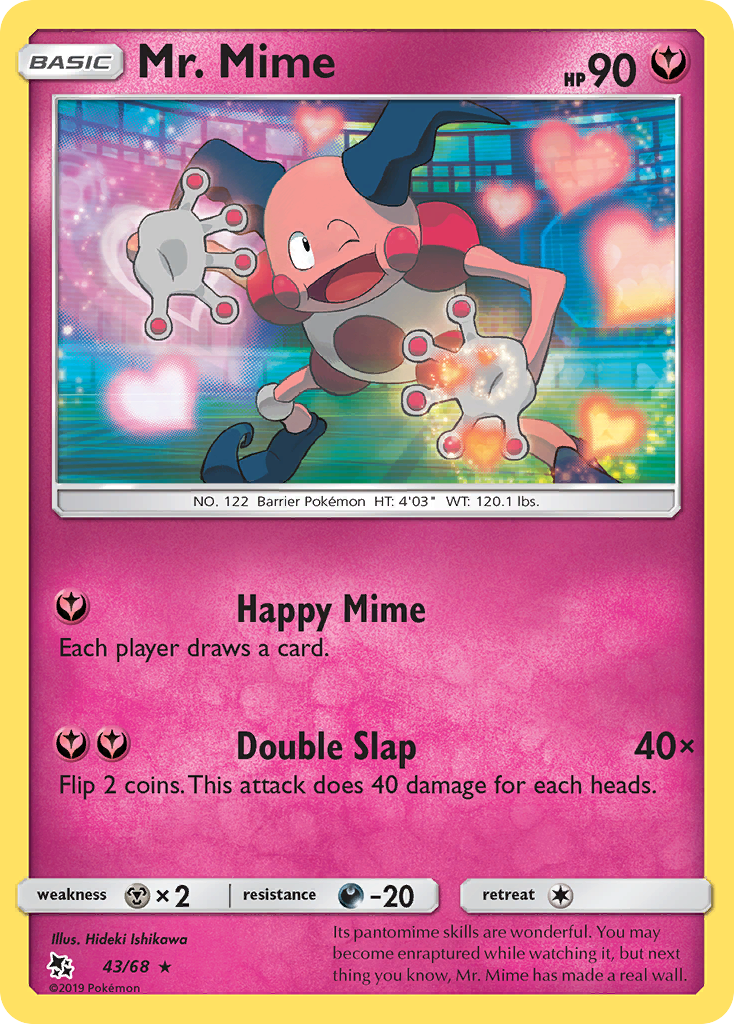 Mr. Mime (43/68) [Sun & Moon: Hidden Fates] - Comfy Hobbies