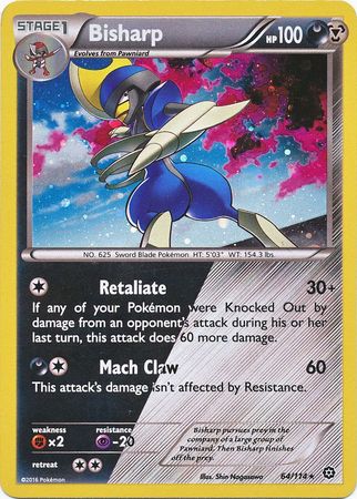 Bisharp (64/114) (Cosmos Holo) [XY: Steam Siege] - Comfy Hobbies