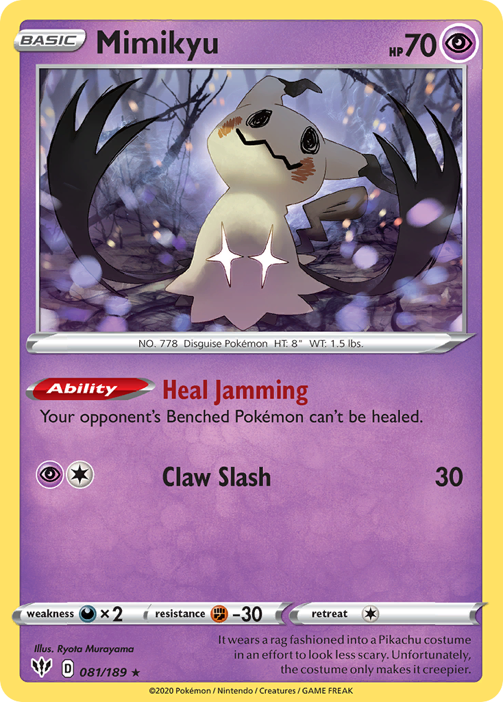 Mimikyu (081/189) [Sword & Shield: Darkness Ablaze] - Comfy Hobbies