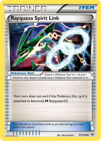 Rayquaza Spirit Link (87/108) [XY: Roaring Skies] - Comfy Hobbies