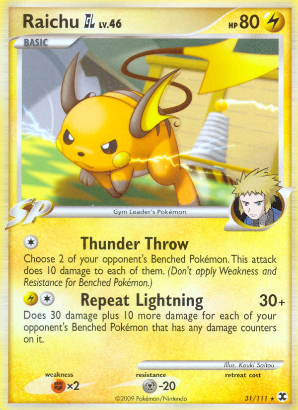Raichu GL (31/111) [Platinum: Rising Rivals] - Comfy Hobbies