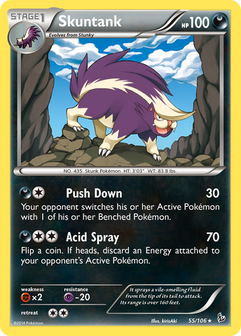 Skuntank (55/106) [XY: Flashfire] - Comfy Hobbies