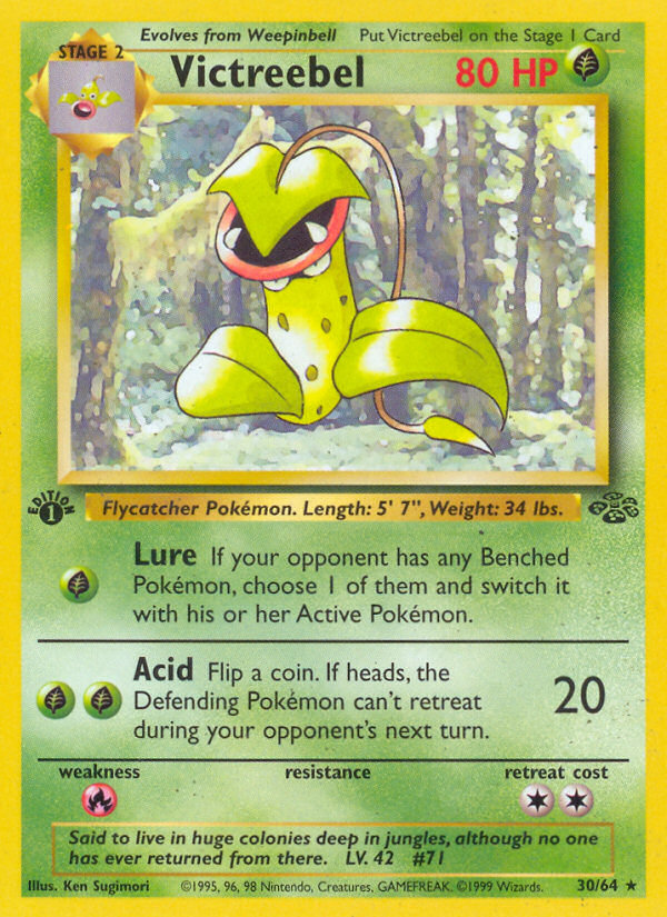 Victreebel (30/64) [Jungle 1st Edition] - Comfy Hobbies