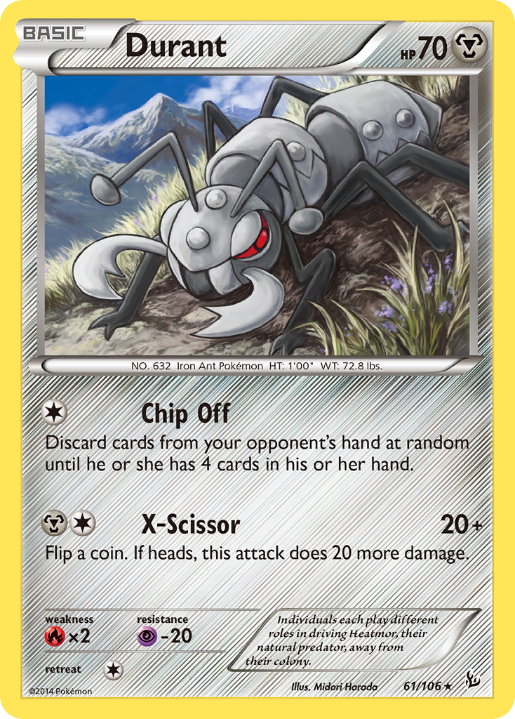 Durant (61/106) [XY: Flashfire] - Comfy Hobbies