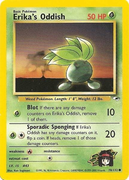 Erika's Oddish (78/132) [Gym Heroes Unlimited] - Comfy Hobbies
