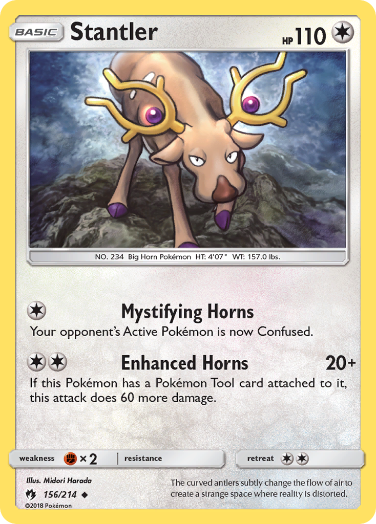 Stantler (156/214) [Sun & Moon: Lost Thunder] - Comfy Hobbies