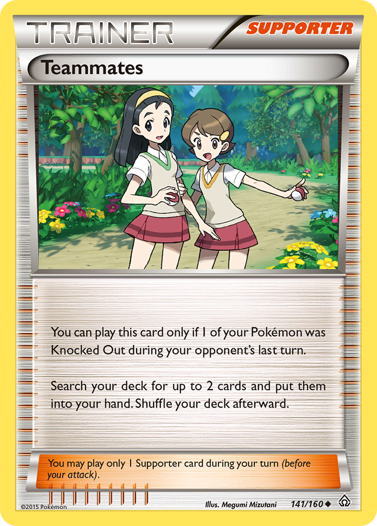Teammates (141/160) [XY: Primal Clash] - Comfy Hobbies