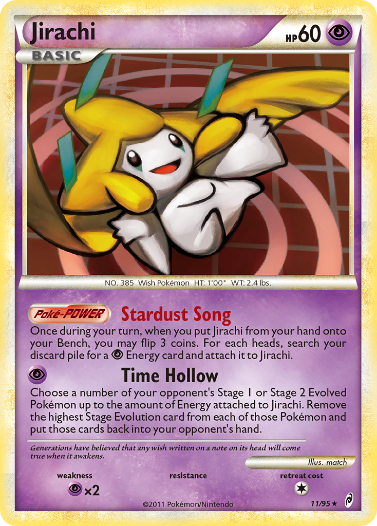 Jirachi (11/95) [HeartGold & SoulSilver: Call of Legends] - Comfy Hobbies