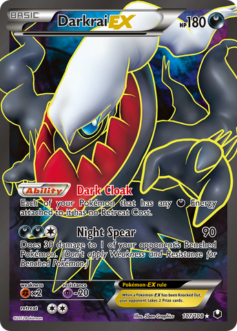 Darkrai EX (107/108) [Black & White: Dark Explorers] - Comfy Hobbies