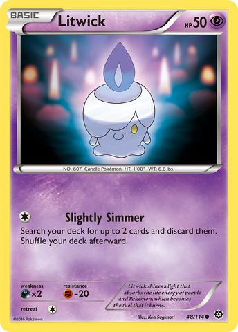 Litwick (48/114) [XY: Steam Siege] - Comfy Hobbies