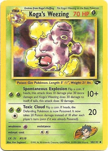 Koga's Weezing (50/132) [Gym Challenge Unlimited] - Comfy Hobbies
