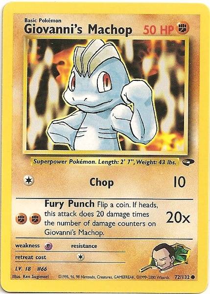 Giovanni's Machop (72/132) [Gym Challenge Unlimited] - Comfy Hobbies