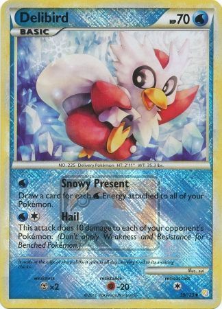 Delibird (39/123) (League Promo) [HeartGold & SoulSilver: Base Set] - Comfy Hobbies