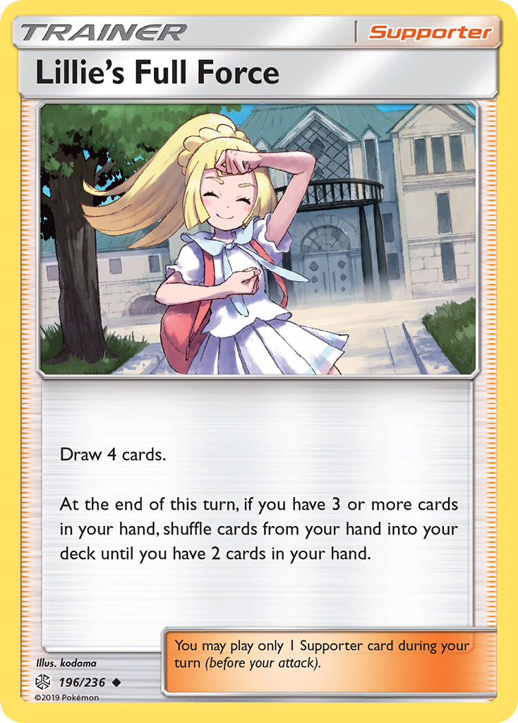 Lillie's Full Force (196/236) [Sun & Moon: Cosmic Eclipse] - Comfy Hobbies