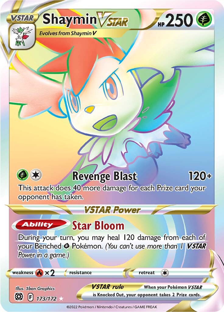 Shaymin VSTAR (173/172) [Sword & Shield: Brilliant Stars] - Comfy Hobbies