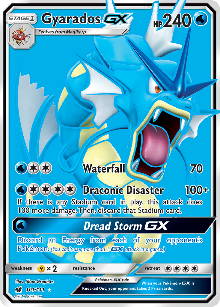 Gyarados GX (101/111) [Sun & Moon: Crimson Invasion] - Comfy Hobbies