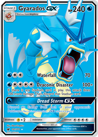 Gyarados GX (101/111) [Sun & Moon: Crimson Invasion] - Comfy Hobbies