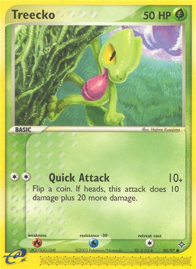 Treecko (80/97) [EX: Dragon] - Comfy Hobbies