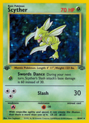 Scyther (10/64) [Jungle 1st Edition] - Comfy Hobbies