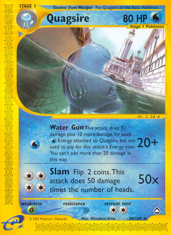 Quagsire (30/147) [Aquapolis] - Comfy Hobbies