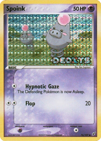Spoink (76/107) (Stamped) [EX: Deoxys] - Comfy Hobbies