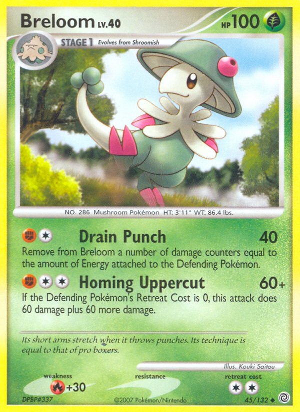 Breloom (45/132) [Diamond & Pearl: Secret Wonders] - Comfy Hobbies