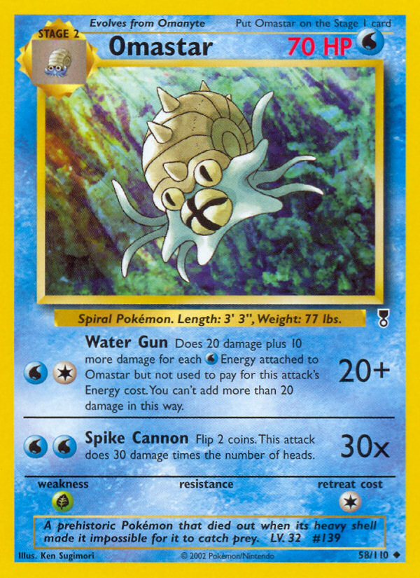 Omastar (58/110) [Legendary Collection] - Comfy Hobbies