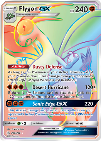 Flygon GX (256/236) [Sun & Moon: Cosmic Eclipse] - Comfy Hobbies